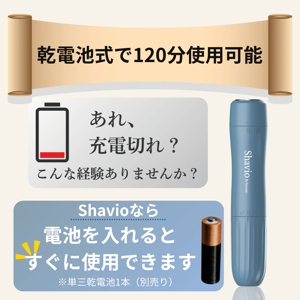 Shavio By Remozer VIO シェーバー 電動 ボディシェーバー 高防水IPX7 高品質 ステンレス製 清潔 高回転 8000rpm 収納ポーチ クリーニングブラシ付き Loyal Blue(シェイビオ バイ リムーザー)