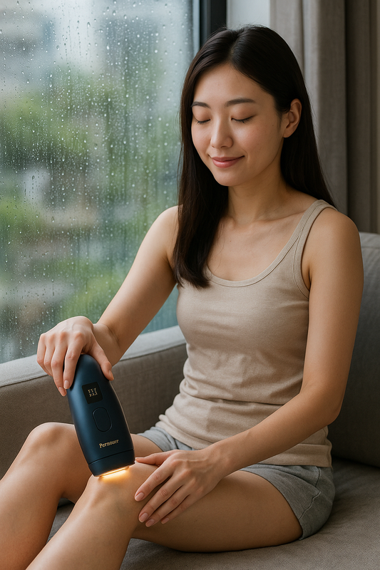 雨の日は脱毛器に最適？自宅でムダ毛ケアする理由と使い方